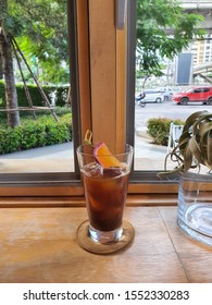 Ice Americano Coffee Passion Fruit. The Americano Is An IBA Official Cocktail Composed Of Campari, Sweet Vermouth, And For The Sparkling Version, Club Soda.