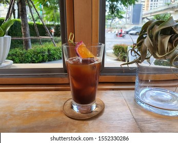 Ice Americano Coffee Passion Fruit. The Americano Is An IBA Official Cocktail Composed Of Campari, Sweet Vermouth, And For The Sparkling Version, Club Soda.