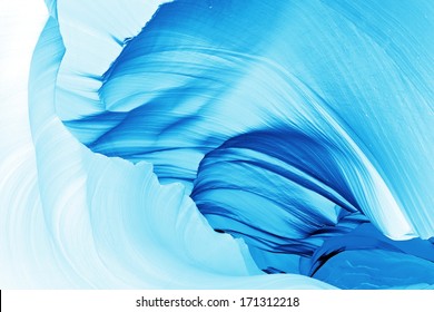 Ice Background. Winter Icy Blue Background. Abstract Iceberg Shapes Backdrop.