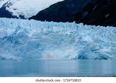 Ice Breaking Off Seno Garibaldi Glacier