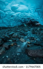 Ice Cave At Mendenhall Glacier - Alaska