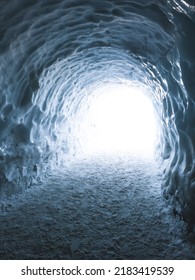 An Ice Cavern At Chamonix