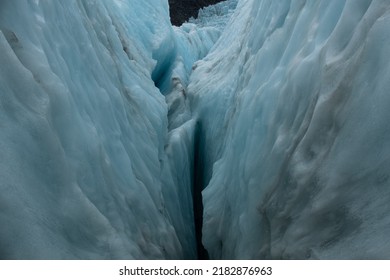 Ice Cavern On The Fox Glacier, New Zealand