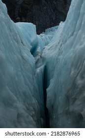 Ice Cavern On The Fox Glacier, New Zealand