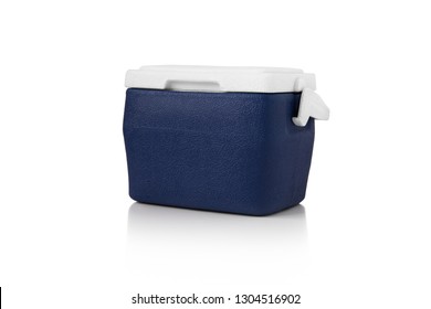 Ice Chest On Isolated White Background