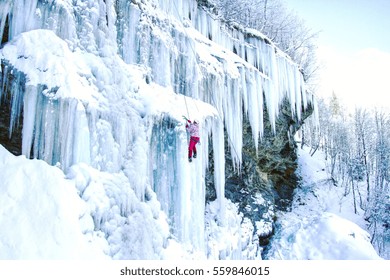 Ice Climbing.