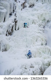 Ice Climbing In Canada