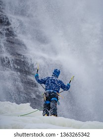 Ice Climbing In Canada