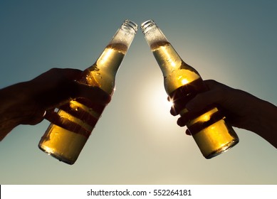 Ice cold refreshing beer on a hot day.  - Powered by Shutterstock