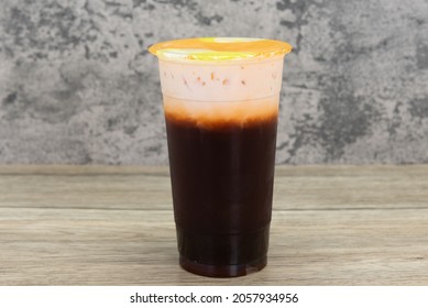 Ice Cold Thai Tea Will Quench That Thrist And Satisfy That Sweet Craving All In One Beverage.