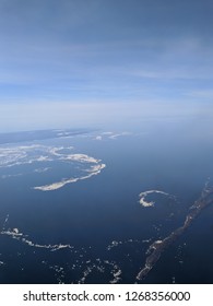 Ice cracking from above
