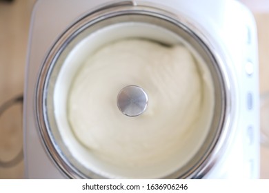 Ice Cream Churning Shallow Focus - Shutterstock ID 1636906246