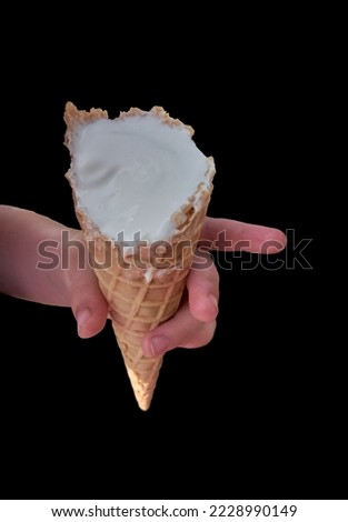 Similar – Child holds ice cream Ice