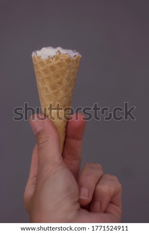 Similar – Child holds ice cream Ice