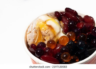 Ice Cream Cup With Topping