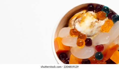 Ice Cream Cup With Topping