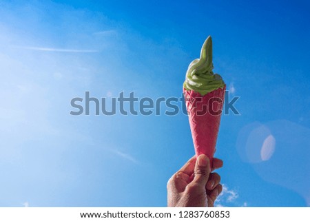 Ice cream to eat on hot days