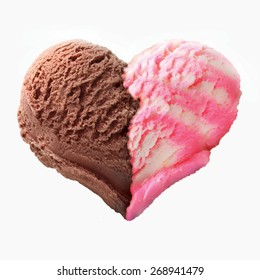 love heart ice cream scoop