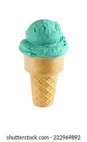 Ice Cream Mint Cone.