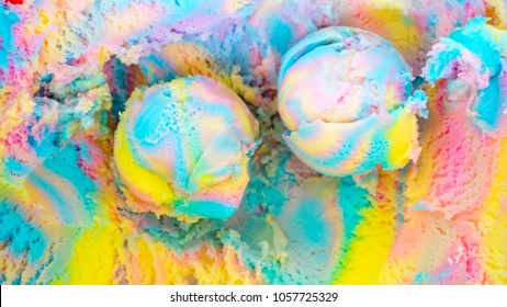 Rainbow Ice Cream High Res Stock Images Shutterstock