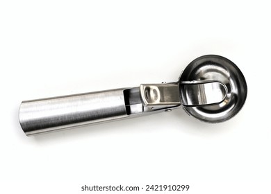 Ice cream scoop on white background - Powered by Shutterstock