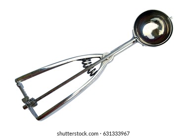 Ice Cream Scoop Or Scooper On White Background