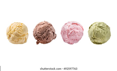 ice cream scoops - Shutterstock ID 492597763