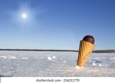 Ice Cream In The Snow