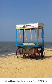 Ice Cream Vendor On The Beach