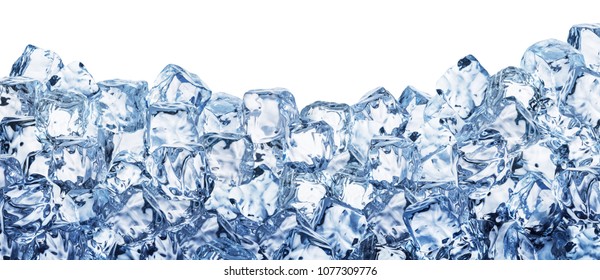 Ice cube background. File contains clipping path.