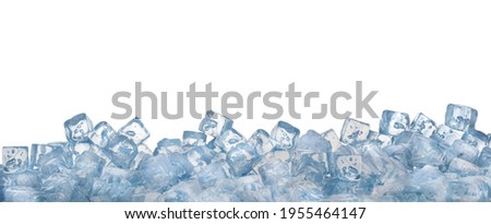 Ice cubes as a background