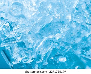 Ice cubes background, ice cube texture or background It makes me feel fresh and feel good, In the summer, ice and cold drinks will make us feel relaxed, Made for beverage or refreshment business.