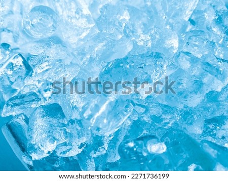 Ice cubes background, ice cube texture or background It makes me feel fresh and feel good, In the summer, ice and cold drinks will make us feel relaxed, Made for beverage or refreshment business.