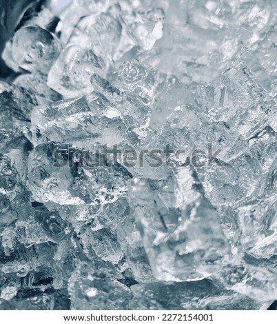 Ice cubes background, ice cube texture or background It makes me feel fresh and feel good, In the summer, ice and cold drinks will make us feel relaxed, Made for beverage or refreshment business.