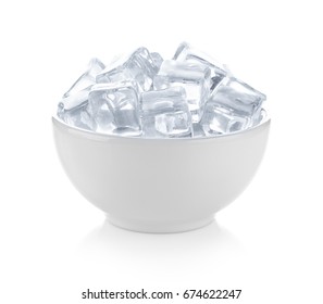 bowl with ice