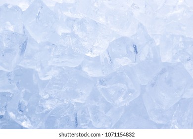 Ice cubes close-up background