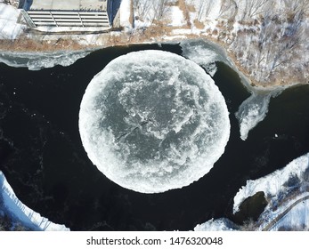 Ice Disk In Westbrook, ME