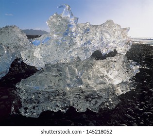 Ice formation close-up