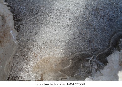 Ice Formations At Grand Haven State Park, MI