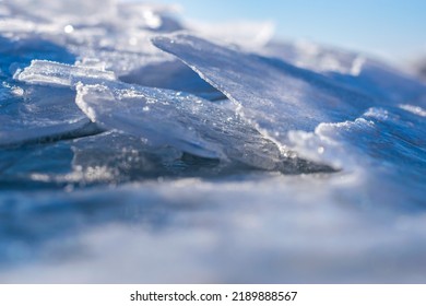 Ice Formations On Lake Saint Clair