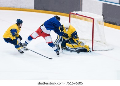 Ice Hockey Game, Goal Chance