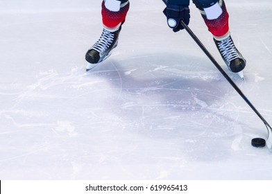 ice hockey player on the ice 