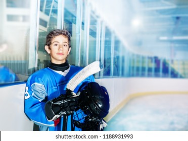 Ice hockey player resting between game periods - Powered by Shutterstock