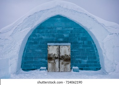 Ice Hotel In Lapland, Sweden