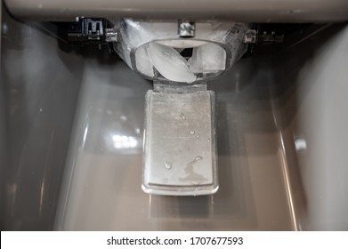 Ice Jam In Door Of Fridge Dispenser 