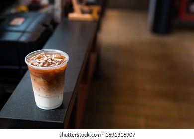 Download Iced Coffee Plastic Cup High Res Stock Images Shutterstock