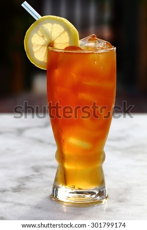 Ice lemon tea