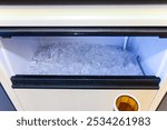 An Ice Making Machine. Ice Cube Maker