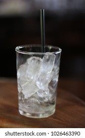 ice on table