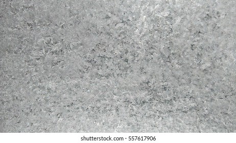 Ice on the window